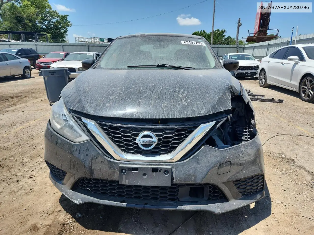 3N1AB7APXJY280796 2018 Nissan Sentra S