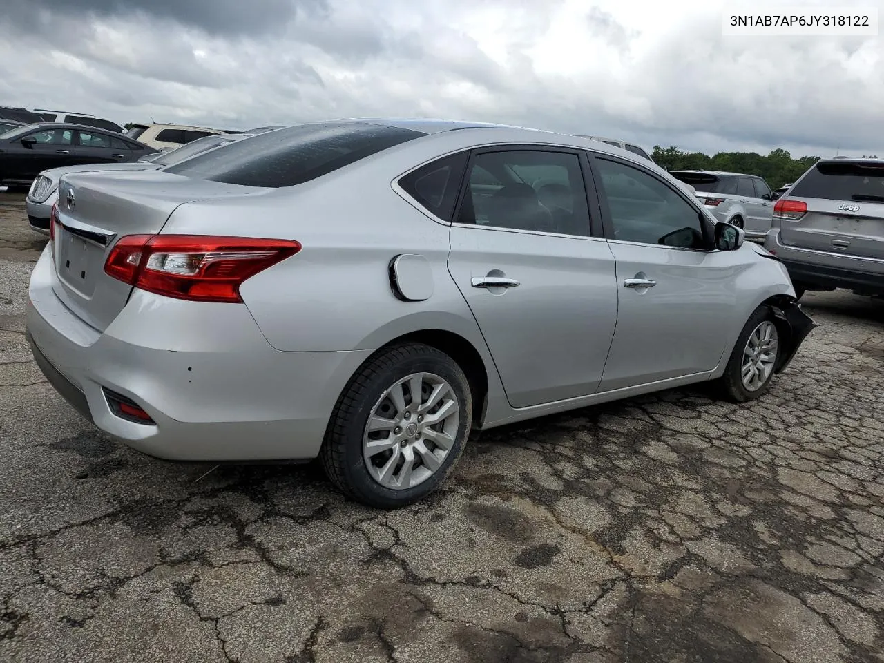 2018 Nissan Sentra S VIN: 3N1AB7AP6JY318122 Lot: 64603334