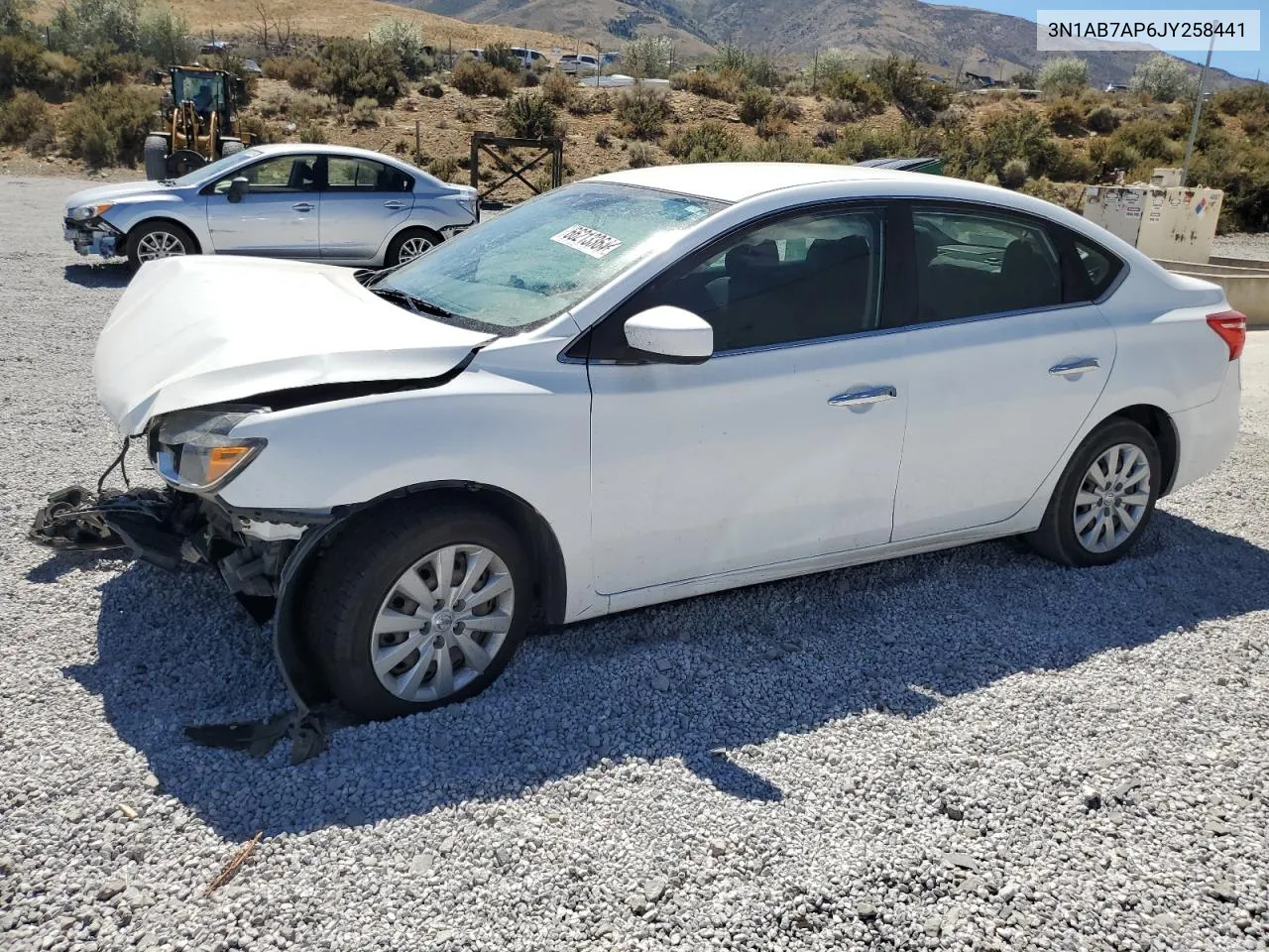 2018 Nissan Sentra S VIN: 3N1AB7AP6JY258441 Lot: 66213364