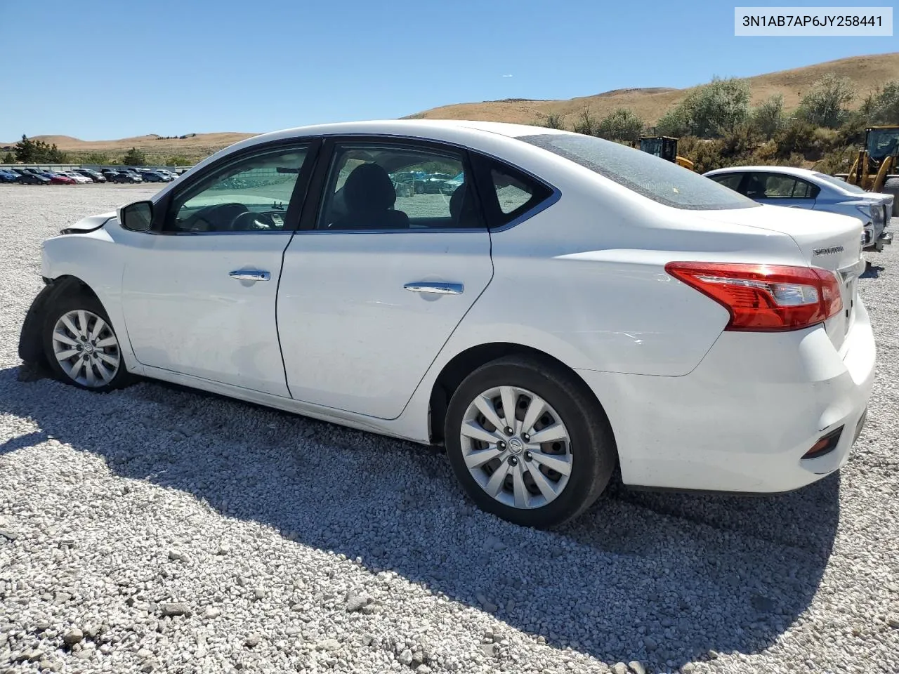 2018 Nissan Sentra S VIN: 3N1AB7AP6JY258441 Lot: 66213364