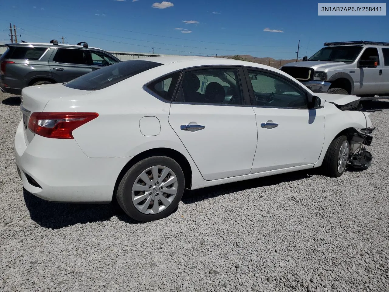 2018 Nissan Sentra S VIN: 3N1AB7AP6JY258441 Lot: 66213364