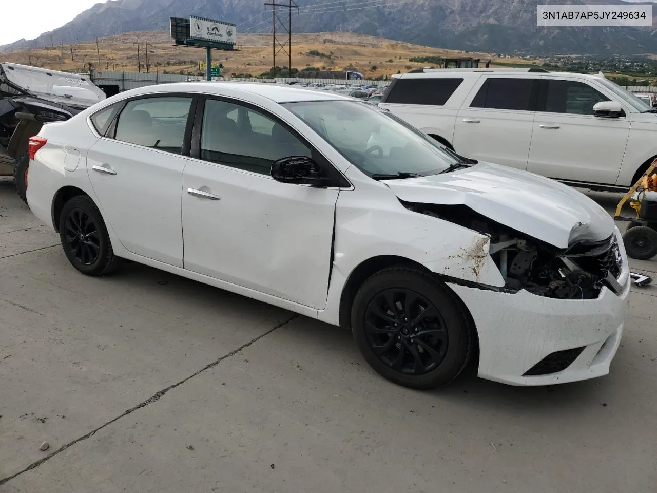 2018 Nissan Sentra S VIN: 3N1AB7AP5JY249634 Lot: 67300974