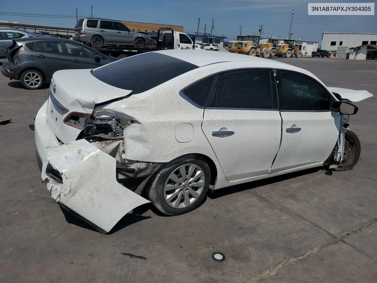 2018 Nissan Sentra S VIN: 3N1AB7APXJY304305 Lot: 68231304