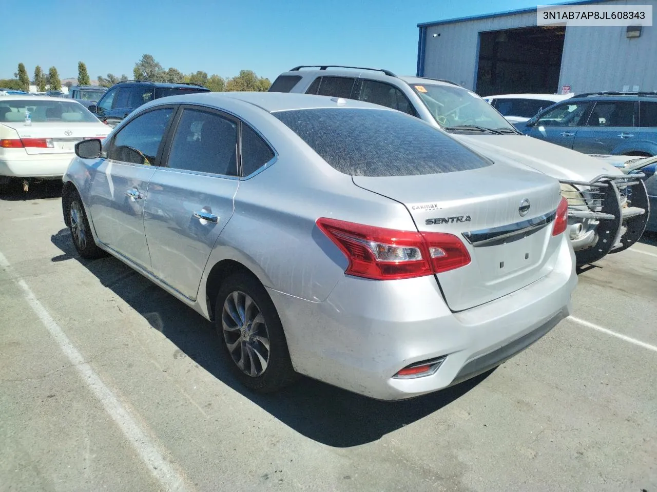 2018 Nissan Sentra S VIN: 3N1AB7AP8JL608343 Lot: 69816464