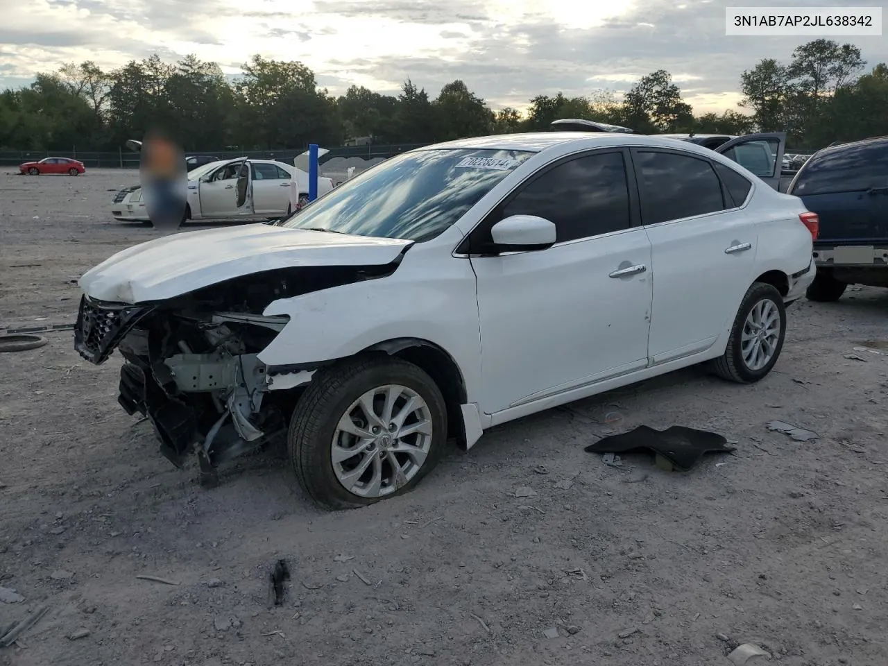 2018 Nissan Sentra S VIN: 3N1AB7AP2JL638342 Lot: 70228514