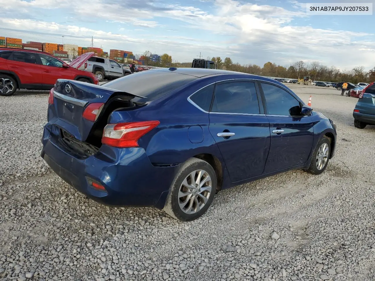 3N1AB7AP9JY207533 2018 Nissan Sentra S