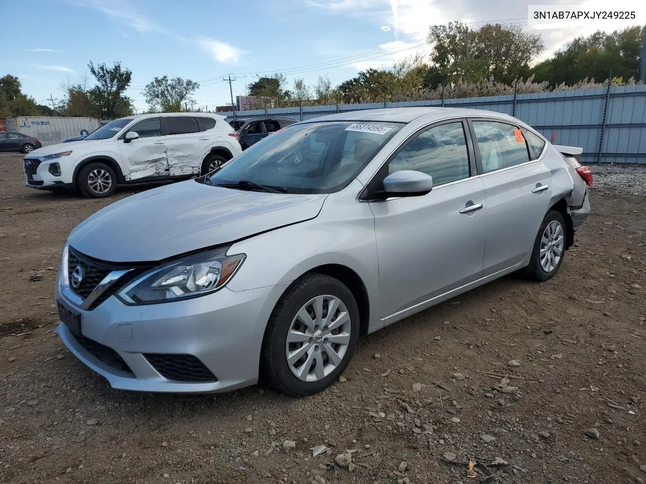 3N1AB7APXJY249225 2018 Nissan Sentra S