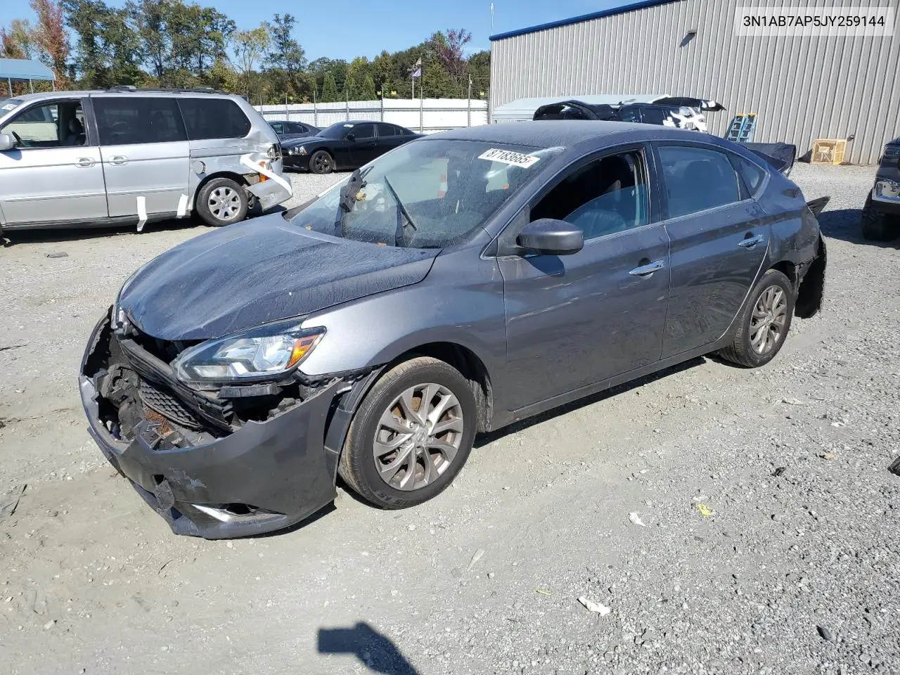 3N1AB7AP5JY259144 2018 Nissan Sentra S