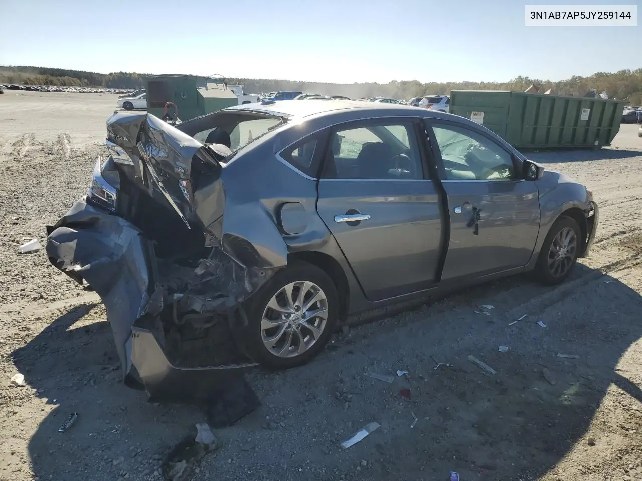 3N1AB7AP5JY259144 2018 Nissan Sentra S