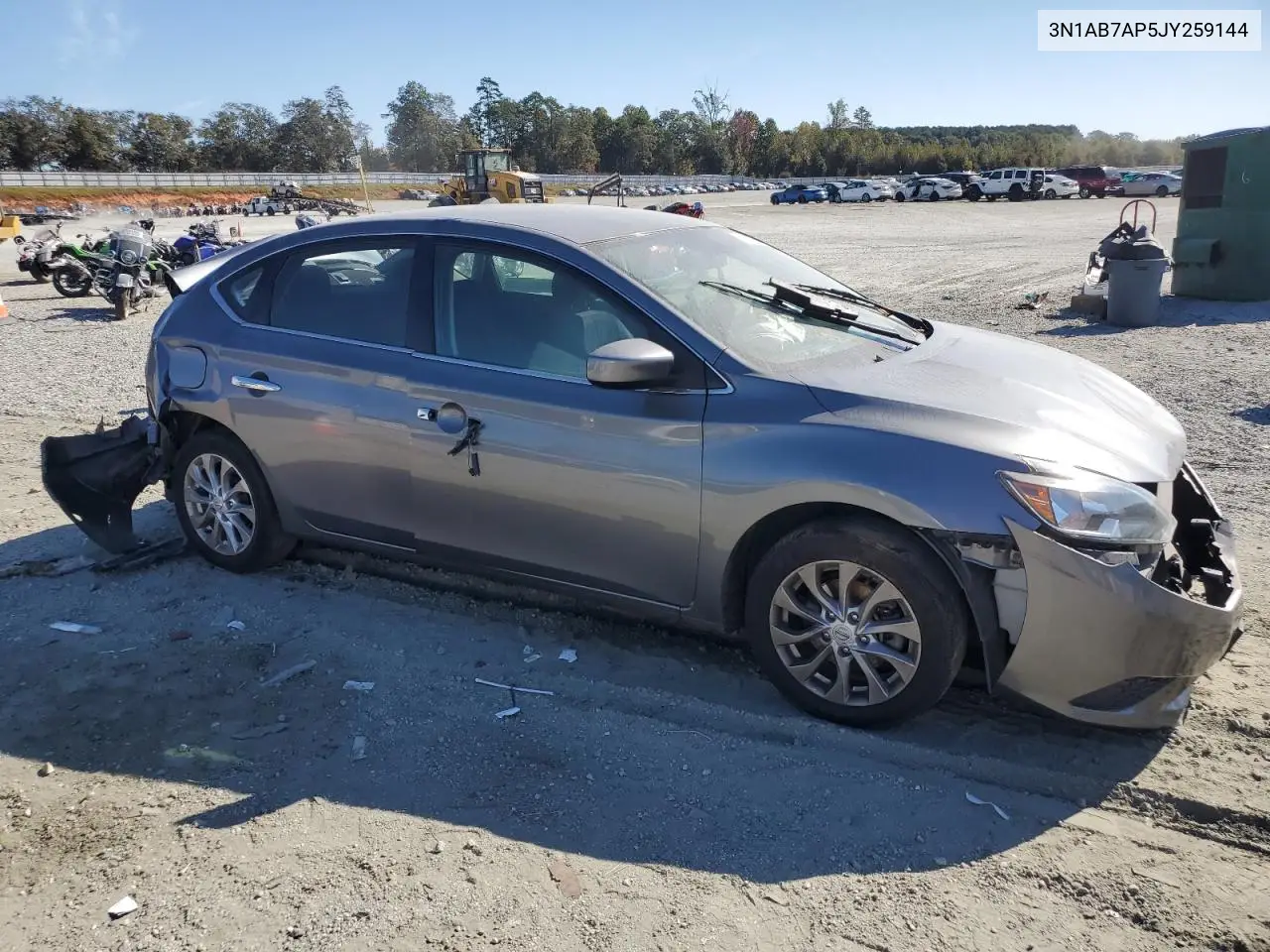 3N1AB7AP5JY259144 2018 Nissan Sentra S