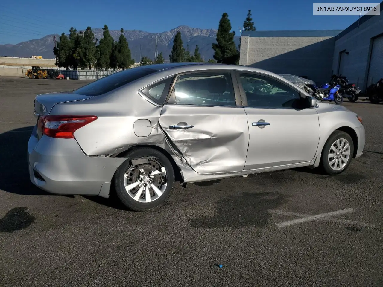 3N1AB7APXJY318916 2018 Nissan Sentra S