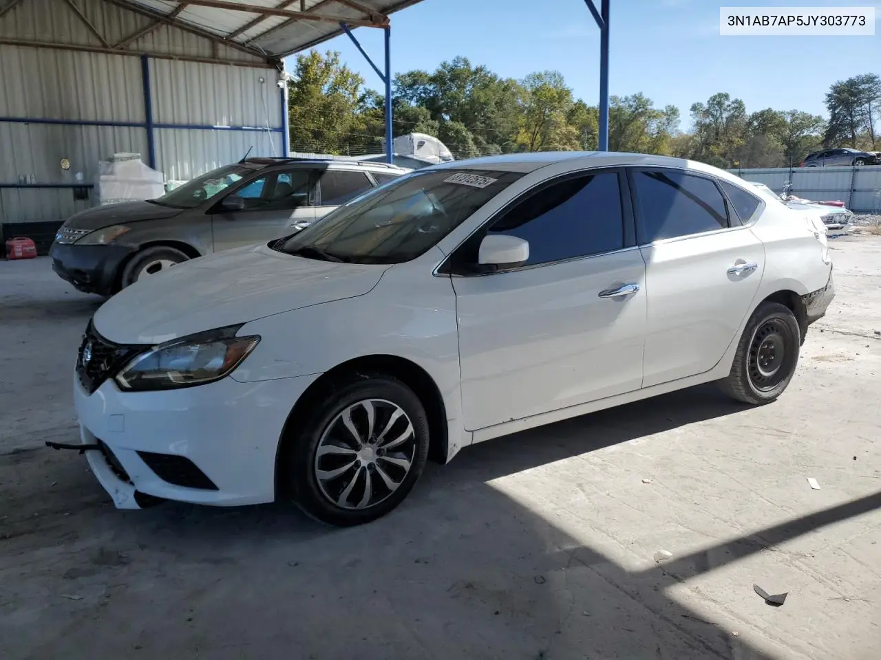 3N1AB7AP5JY303773 2018 Nissan Sentra S