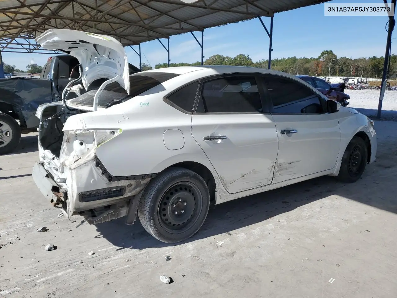 3N1AB7AP5JY303773 2018 Nissan Sentra S