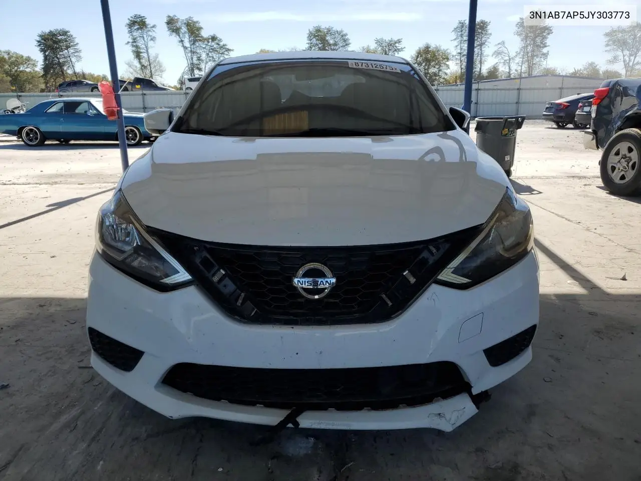 3N1AB7AP5JY303773 2018 Nissan Sentra S