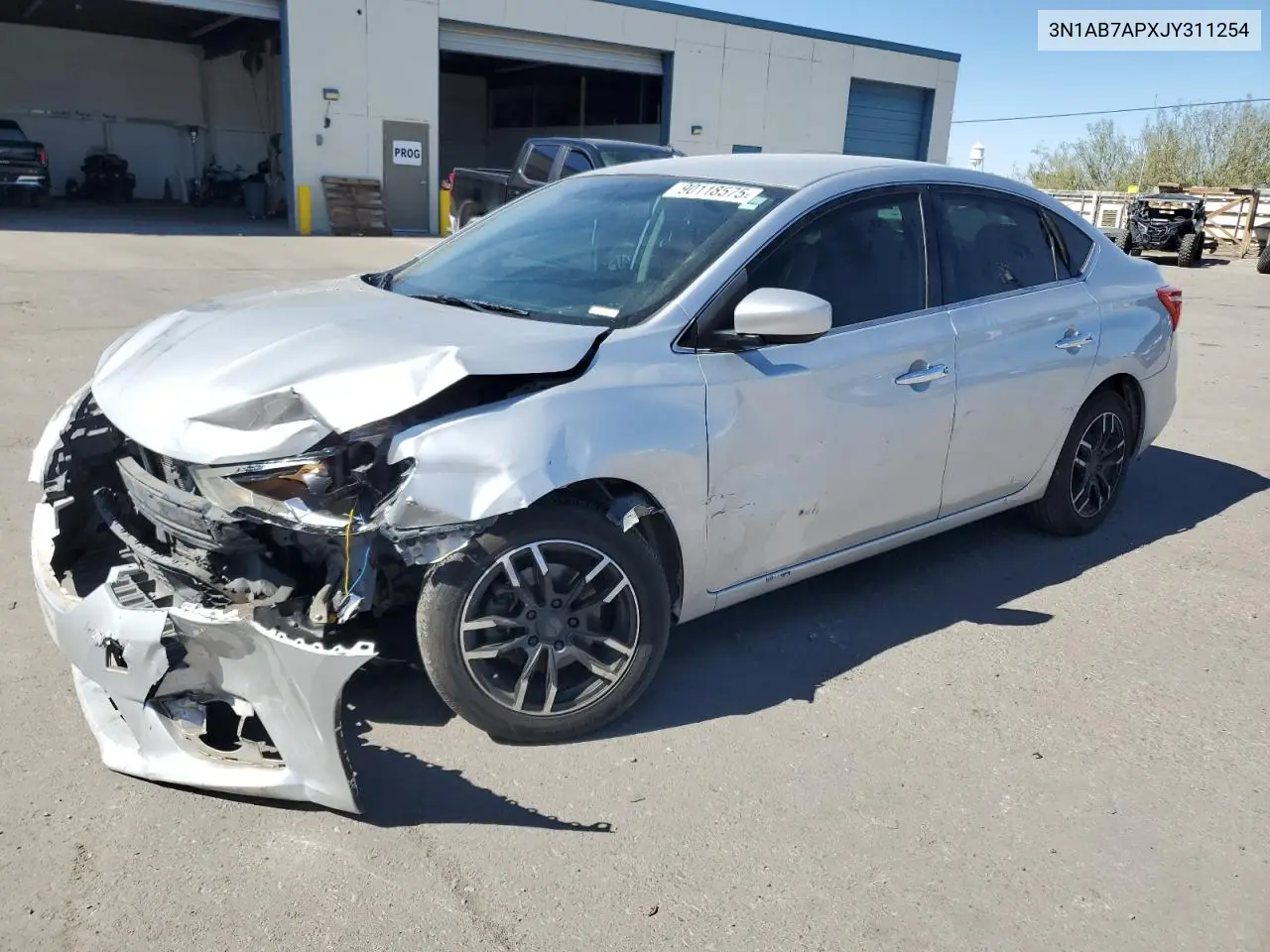 3N1AB7APXJY311254 2018 Nissan Sentra S