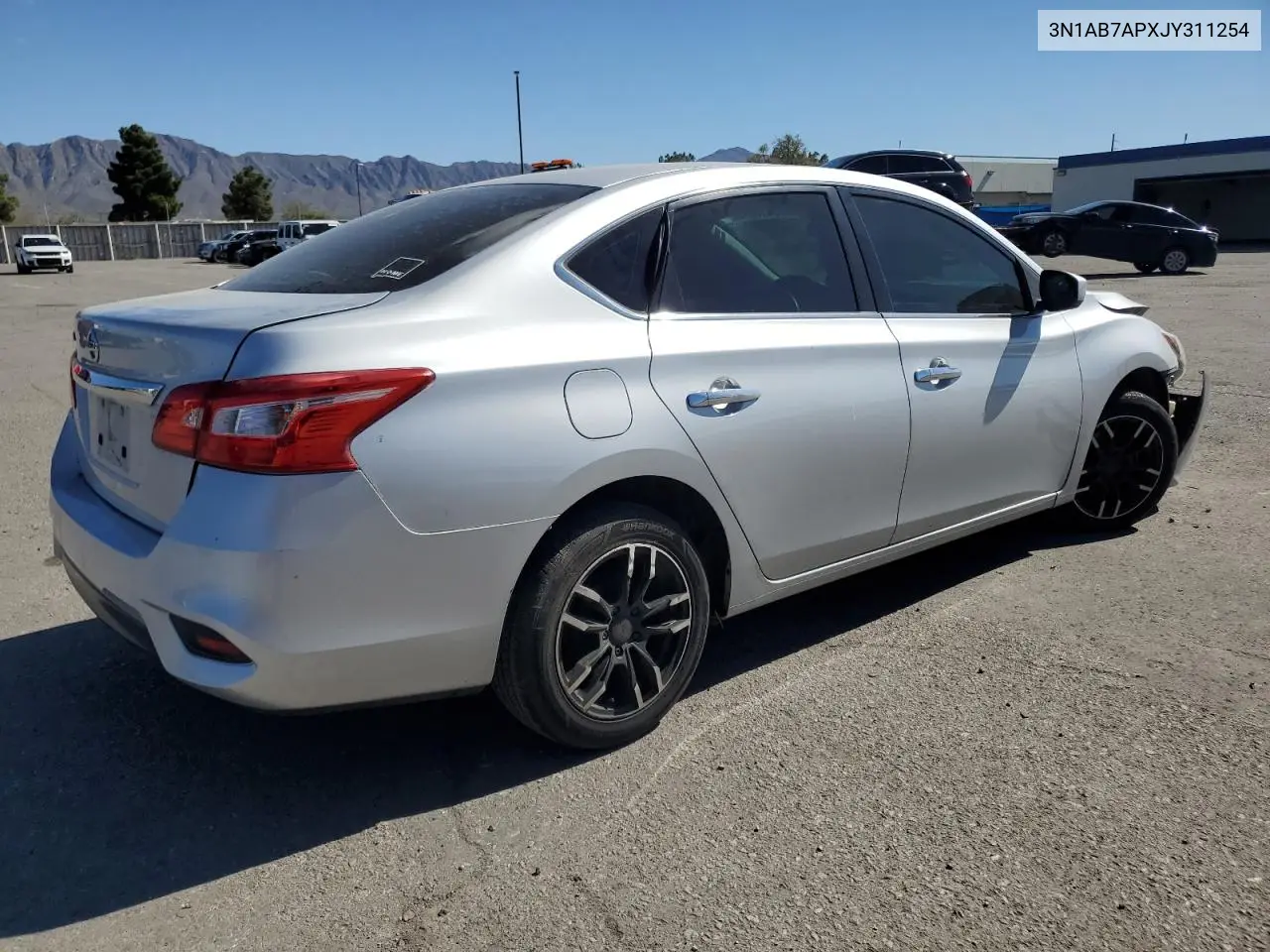 3N1AB7APXJY311254 2018 Nissan Sentra S