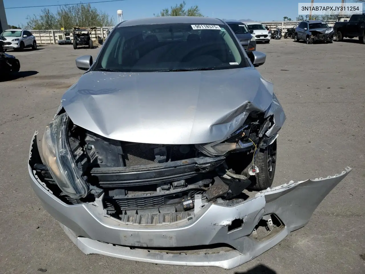 3N1AB7APXJY311254 2018 Nissan Sentra S