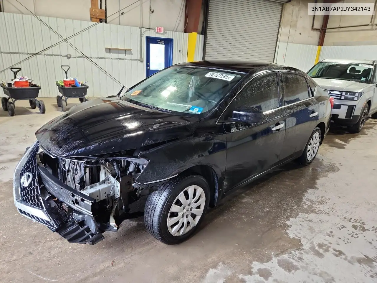 3N1AB7AP2JY342143 2018 Nissan Sentra S