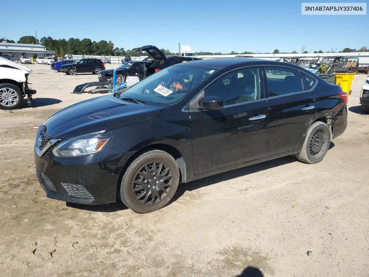3N1AB7AP5JY337406 2018 Nissan Sentra S