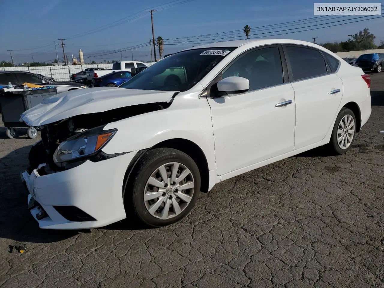 3N1AB7AP7JY336032 2018 Nissan Sentra S