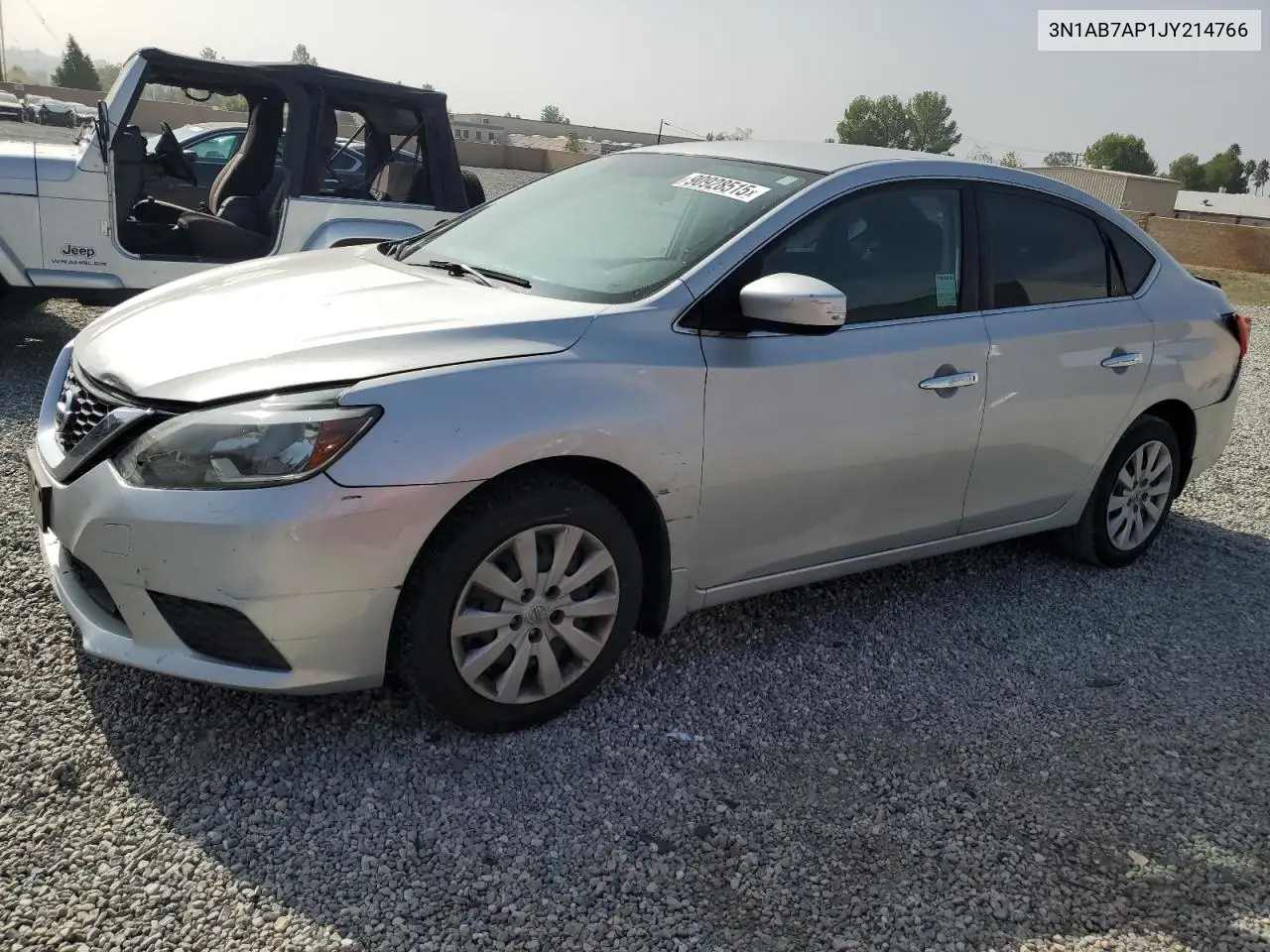 3N1AB7AP1JY214766 2018 Nissan Sentra S