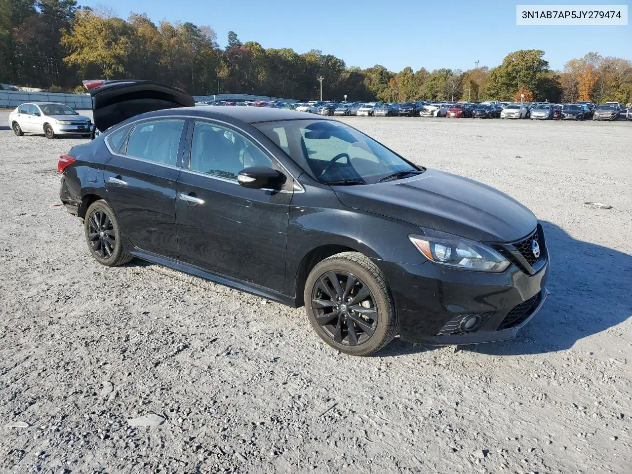 3N1AB7AP5JY279474 2018 Nissan Sentra S