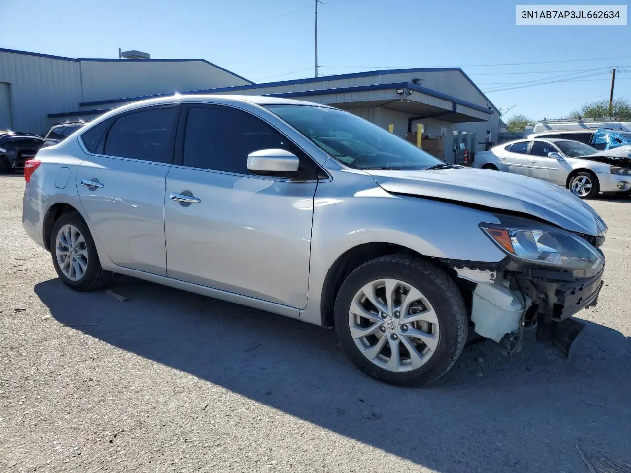 3N1AB7AP3JL662634 2018 Nissan Sentra S