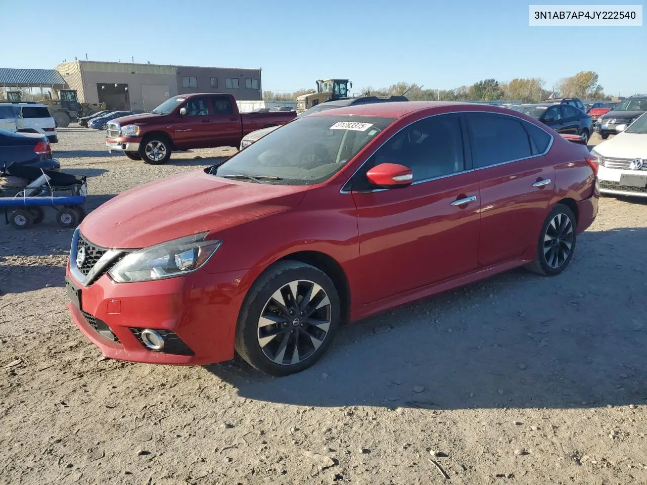 3N1AB7AP4JY222540 2018 Nissan Sentra S