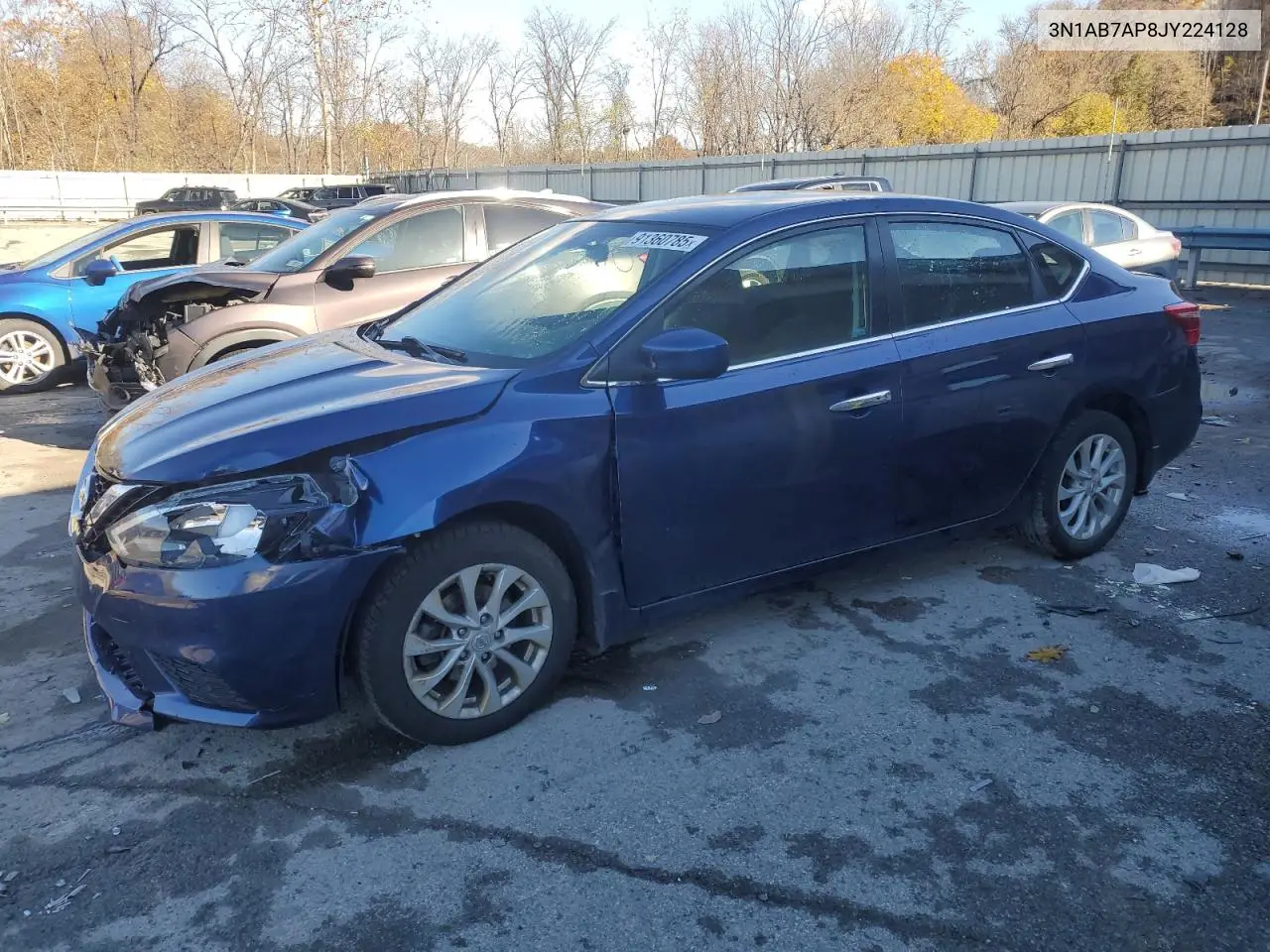 3N1AB7AP8JY224128 2018 Nissan Sentra S