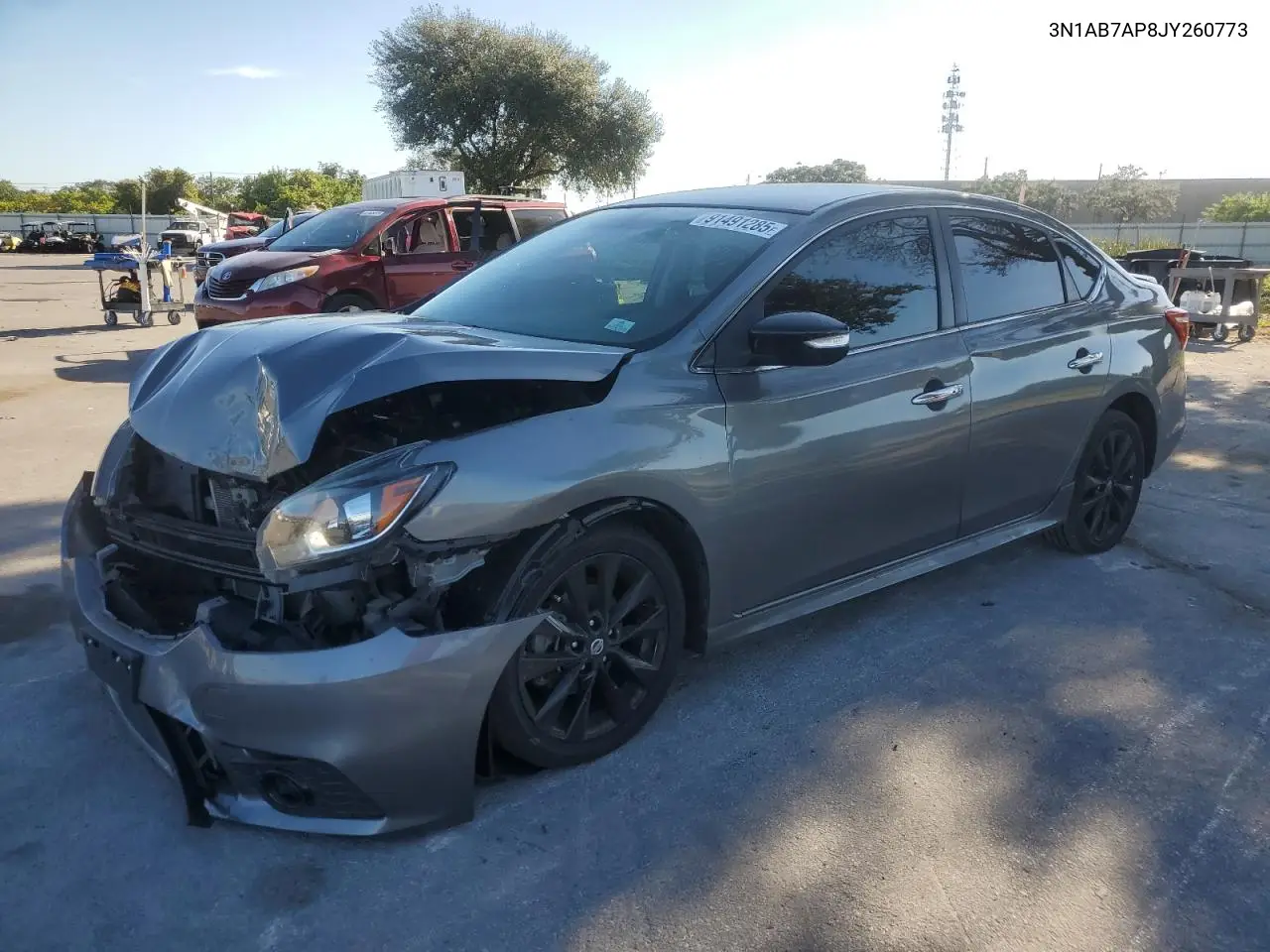 3N1AB7AP8JY260773 2018 Nissan Sentra S
