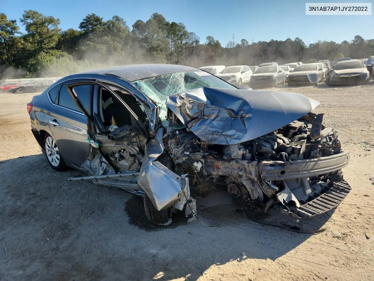 3N1AB7AP1JY272022 2018 Nissan Sentra S