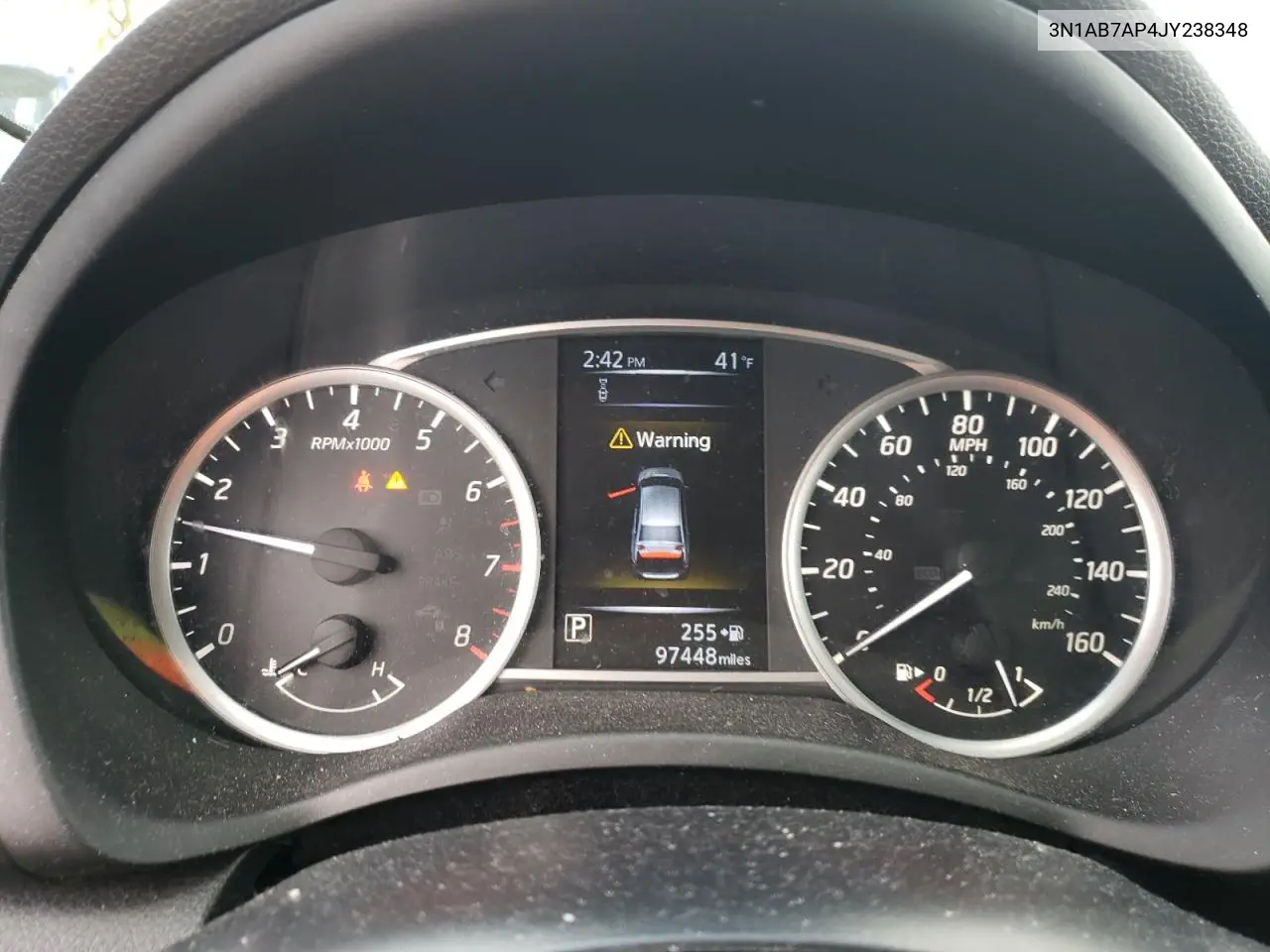 3N1AB7AP4JY238348 2018 Nissan Sentra S