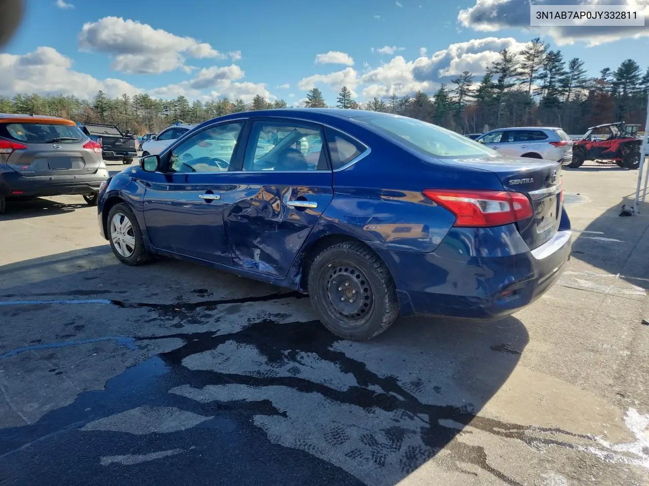 3N1AB7AP0JY332811 2018 Nissan Sentra S