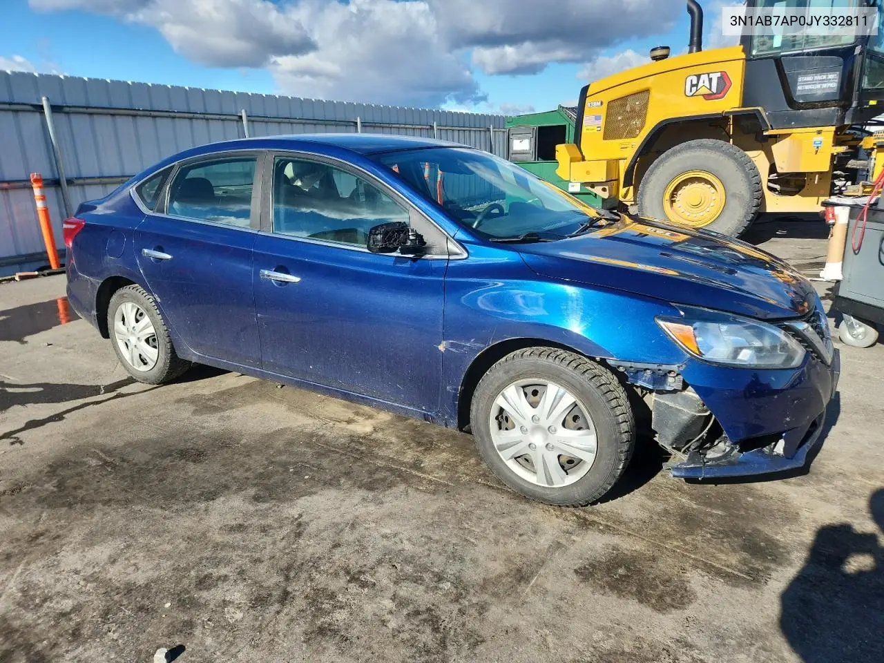 3N1AB7AP0JY332811 2018 Nissan Sentra S