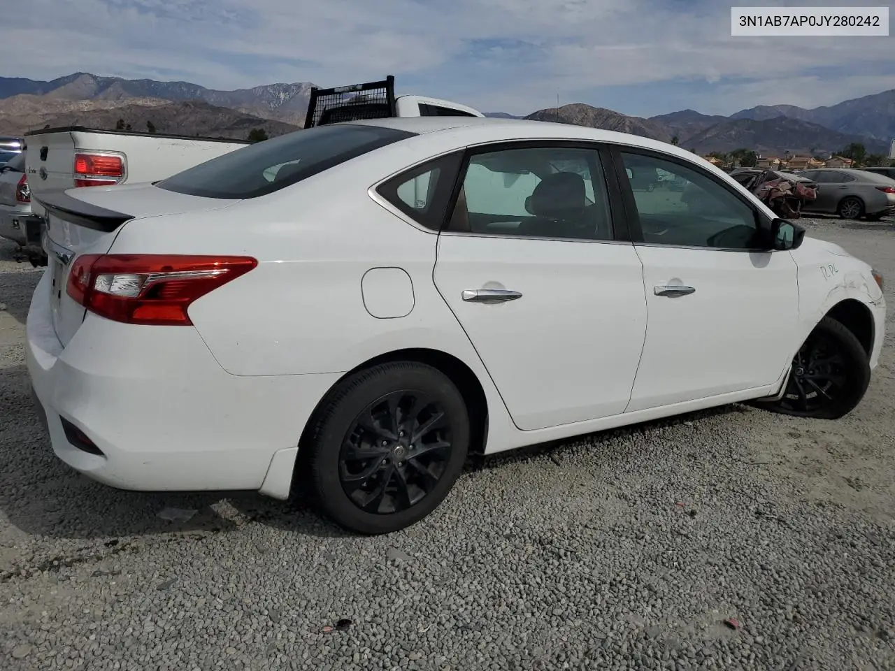 3N1AB7AP0JY280242 2018 Nissan Sentra S