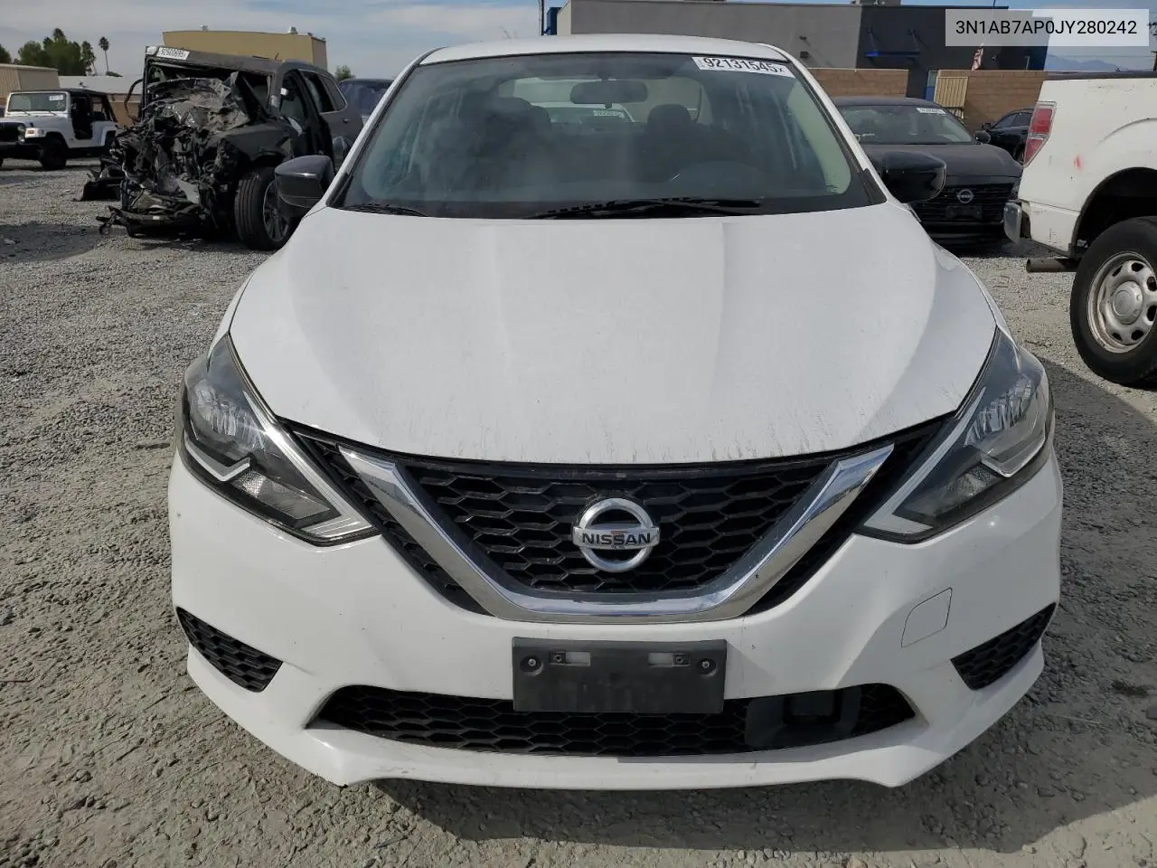 3N1AB7AP0JY280242 2018 Nissan Sentra S