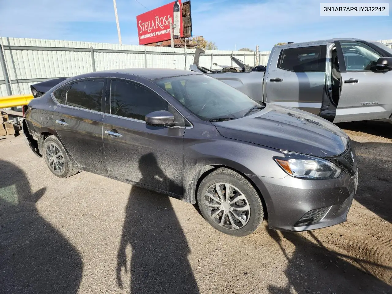 3N1AB7AP9JY332242 2018 Nissan Sentra S