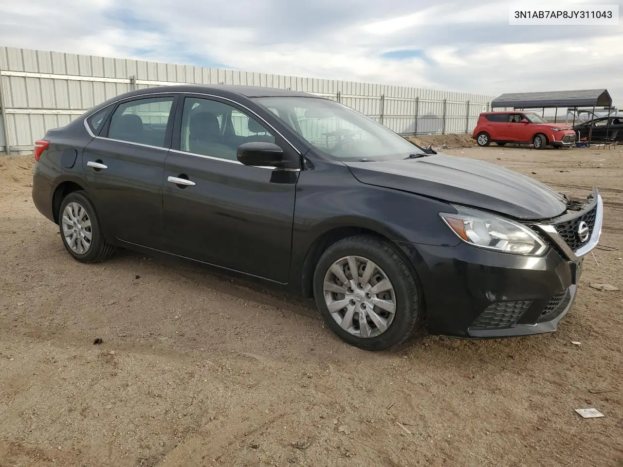 3N1AB7AP8JY311043 2018 Nissan Sentra S