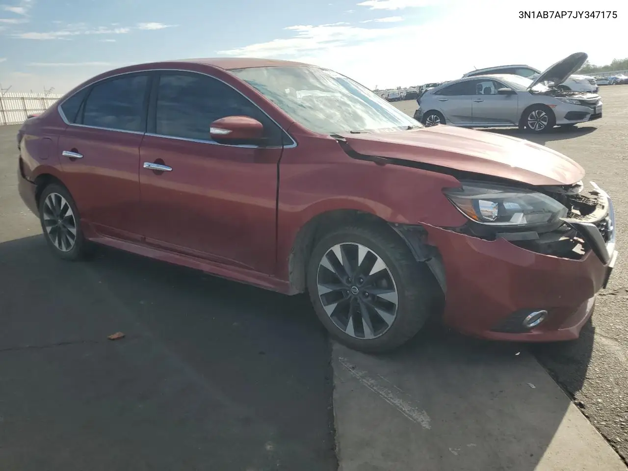 3N1AB7AP7JY347175 2018 Nissan Sentra S
