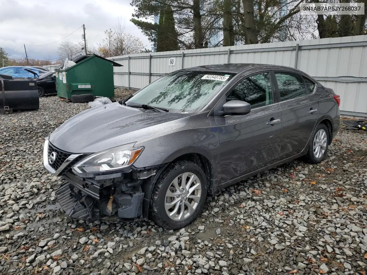 3N1AB7AP5JY268037 2018 Nissan Sentra S
