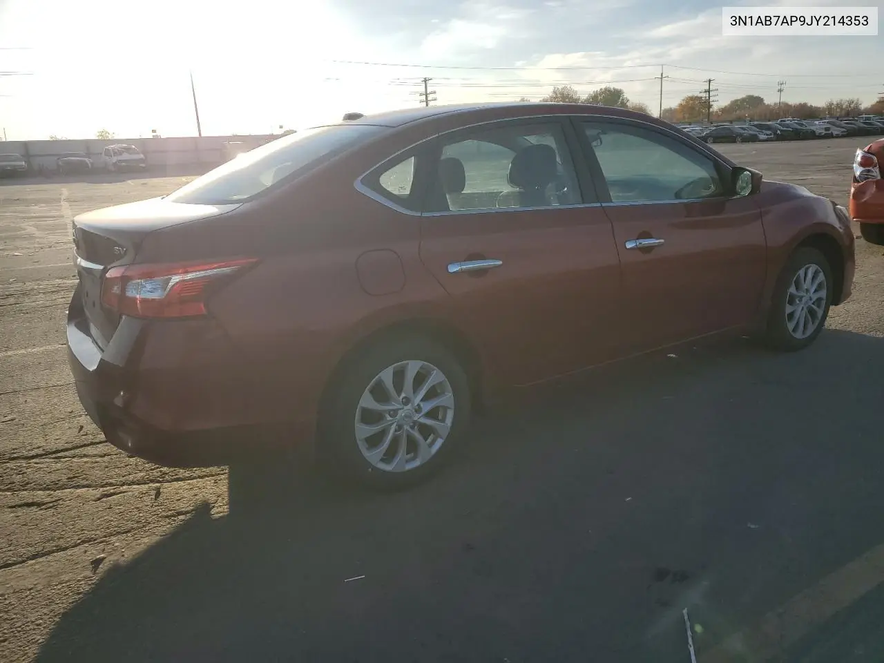 3N1AB7AP9JY214353 2018 Nissan Sentra S