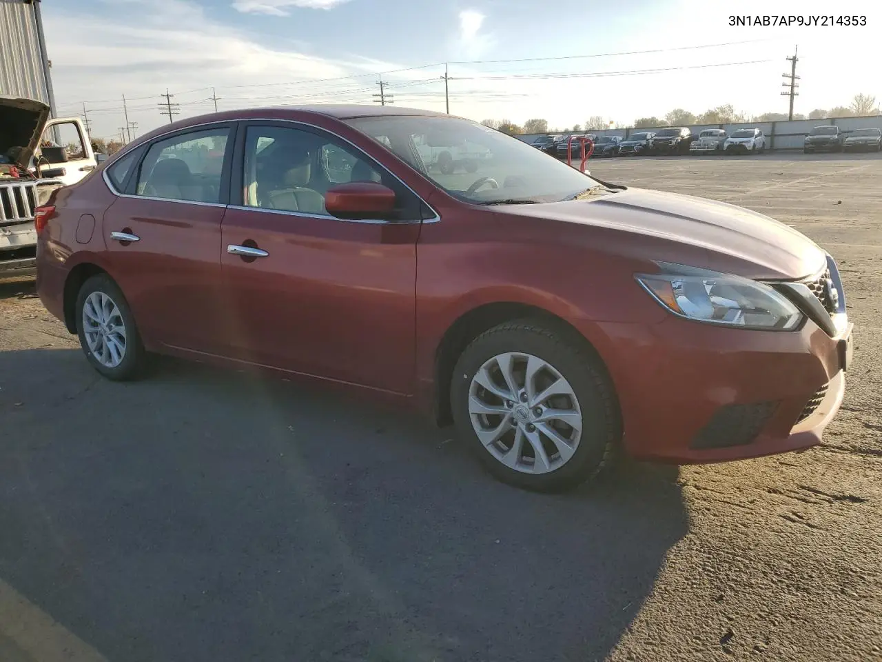 3N1AB7AP9JY214353 2018 Nissan Sentra S