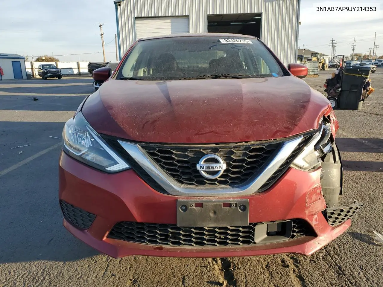 3N1AB7AP9JY214353 2018 Nissan Sentra S