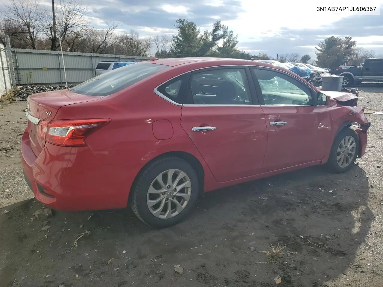3N1AB7AP1JL606367 2018 Nissan Sentra S
