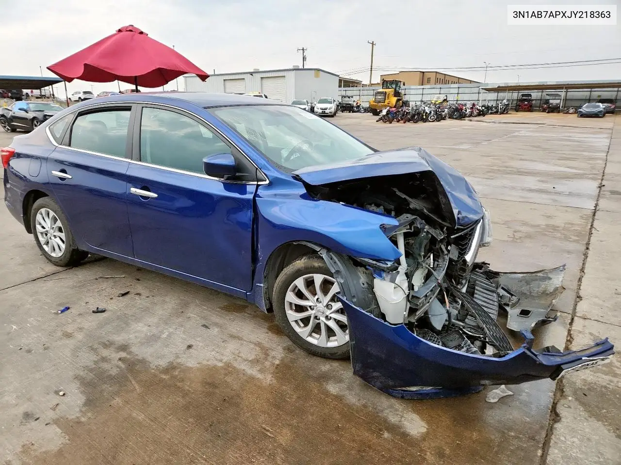 3N1AB7APXJY218363 2018 Nissan Sentra S