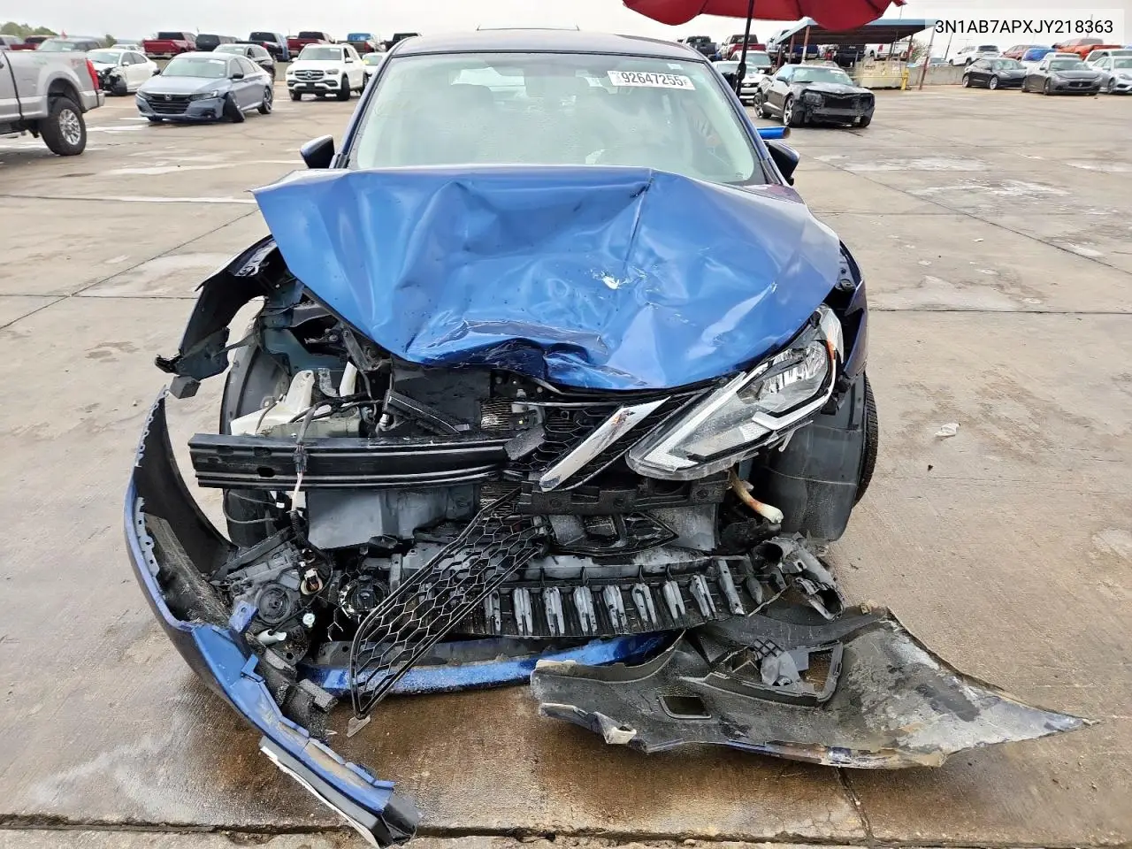 3N1AB7APXJY218363 2018 Nissan Sentra S