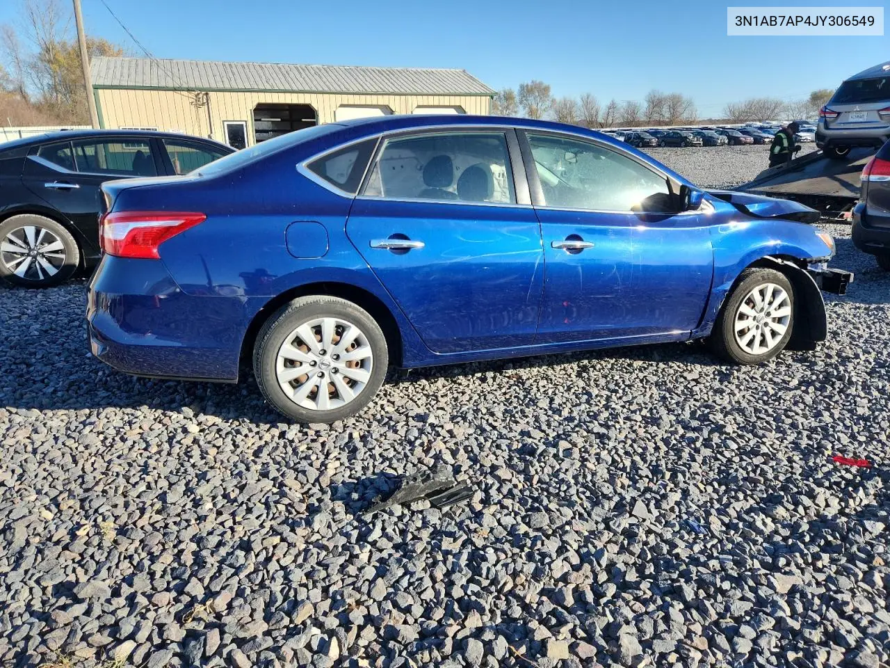 3N1AB7AP4JY306549 2018 Nissan Sentra S