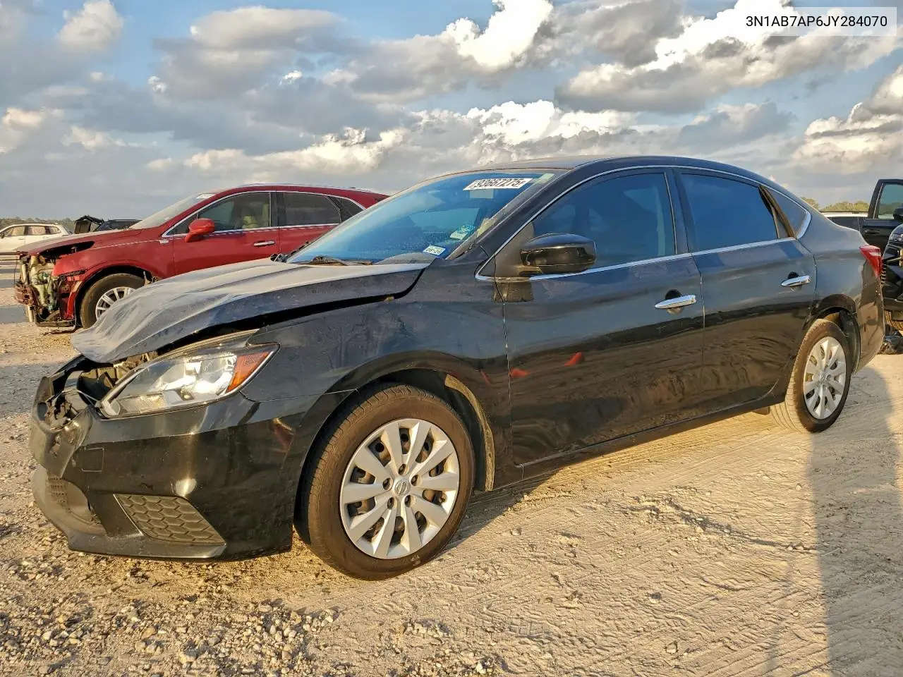 3N1AB7AP6JY284070 2018 Nissan Sentra S