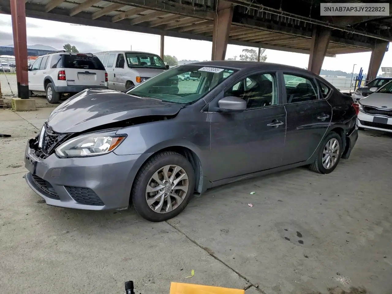 3N1AB7AP3JY222822 2018 Nissan Sentra S