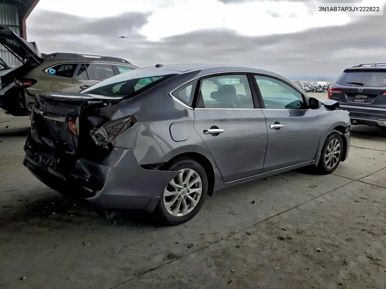 3N1AB7AP3JY222822 2018 Nissan Sentra S